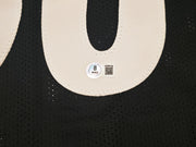 Pittsburgh Steelers Hines Ward Autographed Black Jersey Beckett BAS Witness Stock #253381