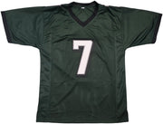 Philadelphia Eagles Michael Vick Autographed Green Jersey Beckett BAS Witness Stock #253384