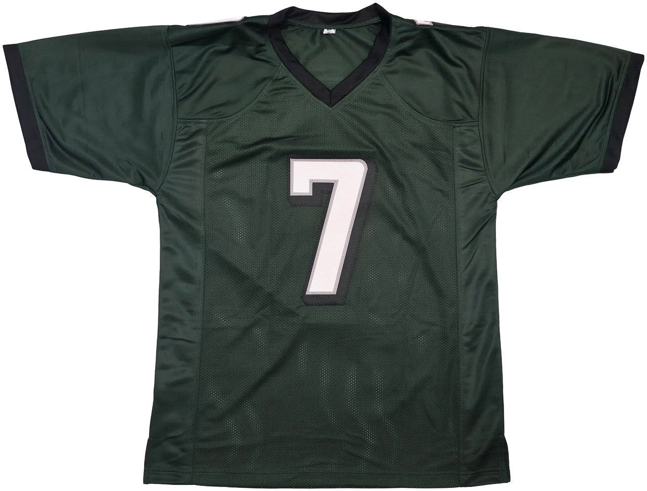 Philadelphia Eagles Michael Vick Autographed Green Jersey Beckett BAS Witness Stock #253384