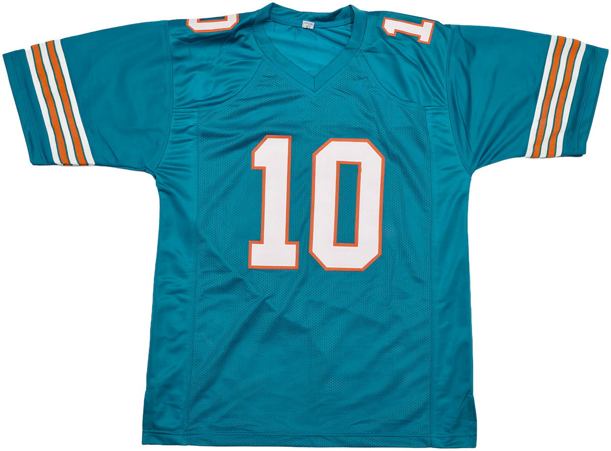 Miami Dolphins Tyreek Hill Autographed Teal Jersey Beckett BAS Witness Stock #253389