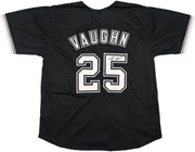 Chicago White Sox Andrew Vaughn Autographed Black Jersey Beckett BAS Witness Stock #253324
