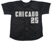 Chicago White Sox Andrew Vaughn Autographed Black Jersey Beckett BAS Witness Stock #253324