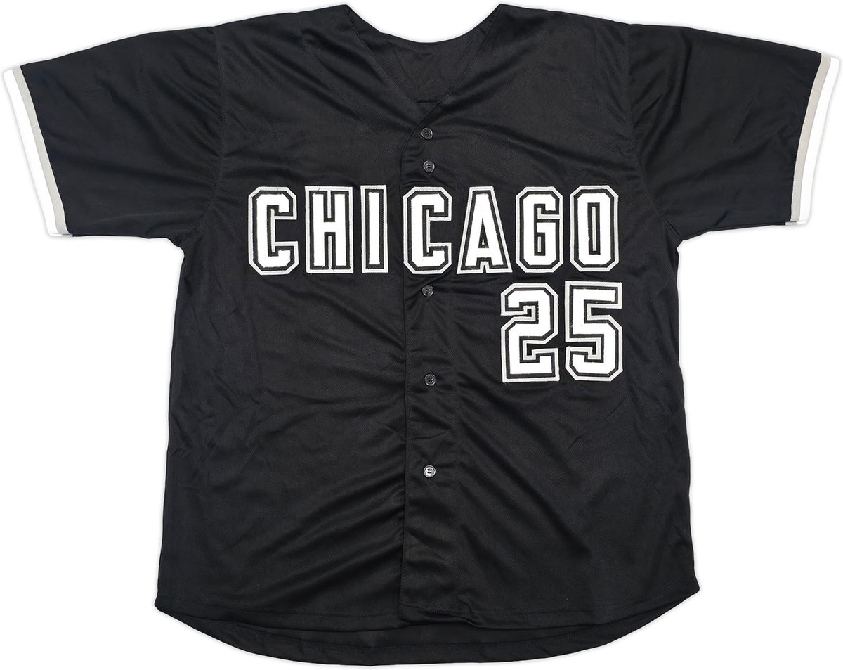 Chicago White Sox Andrew Vaughn Autographed Black Jersey Beckett BAS Witness Stock #253324