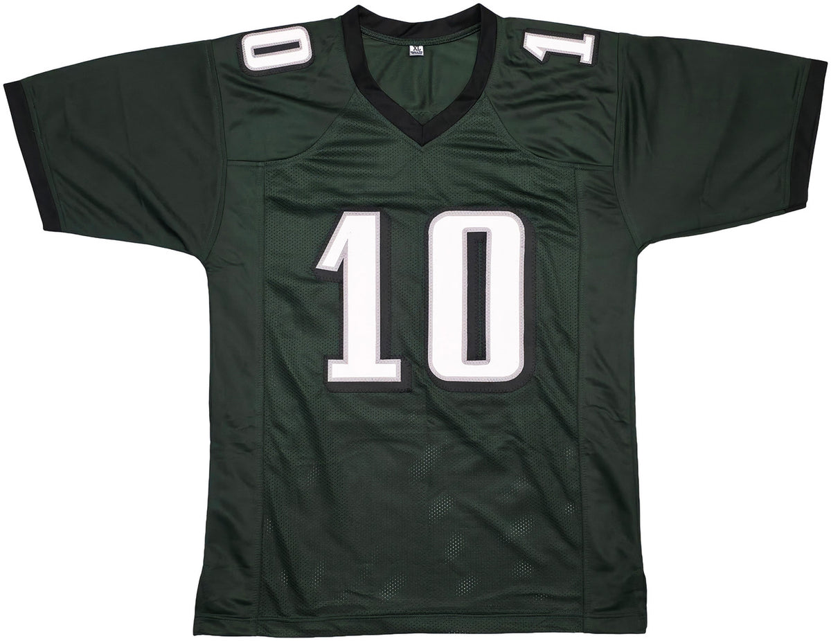 Philadelphia Eagles DeSean Jackson Autographed Green Jersey Beckett BAS Witness Stock #253484