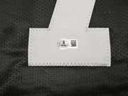 Las Vegas Raiders Geno Smith Autographed Black Jersey Beckett BAS Witness Stock #253486