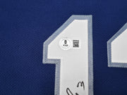 Kansas City Royals Salvador Perez Autographed Blue Nike Authentic Collection Jersey Size 44 Beckett BAS Witness Stock #253491