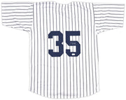New York Yankees Clay Holmes Autographed White Pinstripes Jersey Beckett BAS QR Stock #253279