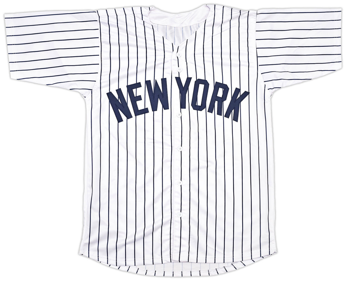 New York Yankees Clay Holmes Autographed White Pinstripes Jersey Beckett BAS QR Stock #253279