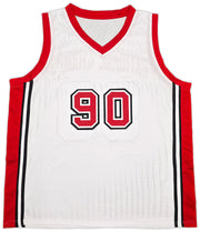 UNLV Runnin Rebels 1990 NCAA Champions Autographed White Jersey With 13 Signatures Including Larry Johnson Beckett BAS Witness Stock #252796