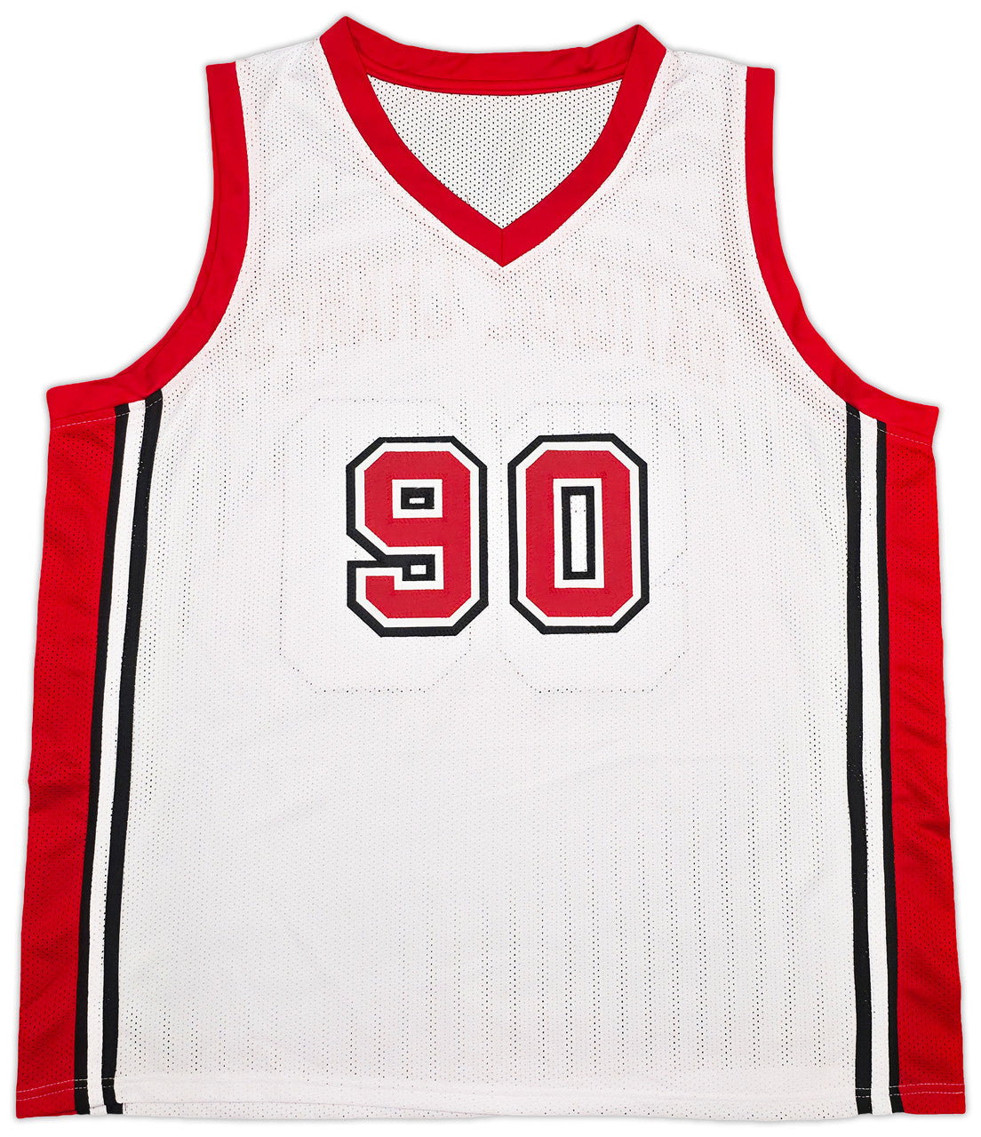 UNLV Runnin Rebels 1990 NCAA Champions Autographed White Jersey With 13 Signatures Including Larry Johnson Beckett BAS Witness Stock #252796