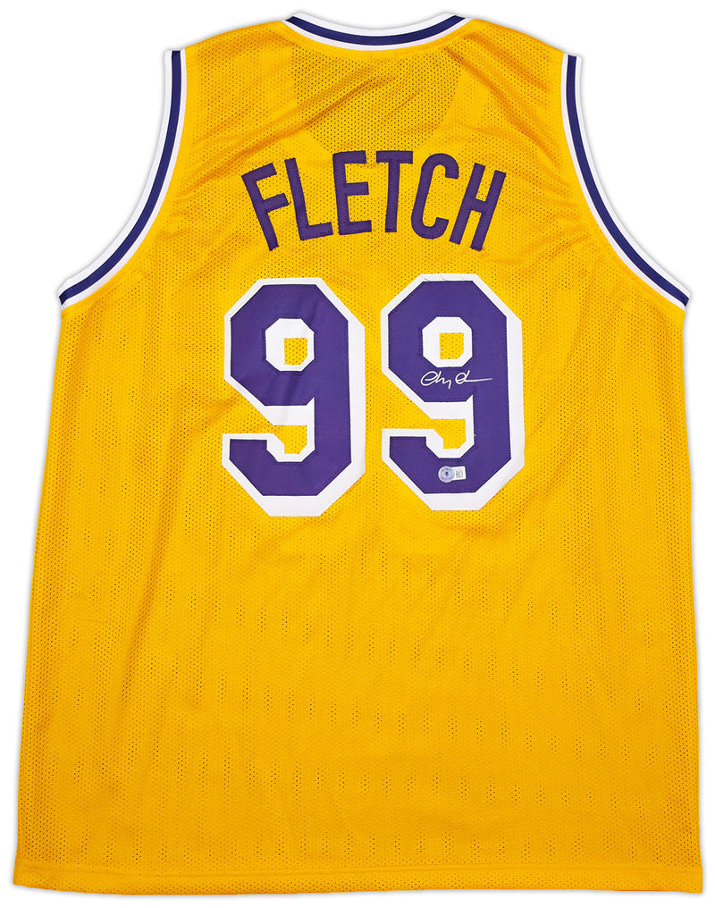 Fletch Chevy Chase Autographed Yellow Jersey Beckett BAS QR Stock #252793