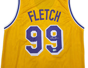 Fletch Chevy Chase Autographed Yellow Jersey Beckett BAS QR Stock #252793