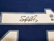 Kansas City Royals Salvador Perez Autographed Blue Nike Authentic Collection Jersey Size 52 Beckett BAS Witness Stock #253493