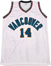 Memphis Grizzlies Zach Edey Autographed White Jersey Beckett BAS Witness Stock #253326