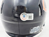Justin Fields Autographed Chicago Bears Blue Speed Mini Helmet Beckett BAS Witness Stock #220593