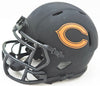 Justin Fields Autographed Chicago Bears Eclipse Black Speed Mini Helmet Beckett BAS QR Stock #220594