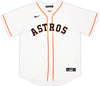 Houston Astros Yordan Alvarez Autographed White Nike Jersey Size L Beckett BAS Witness Stock #220483