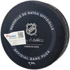 Riley Sheahan Autographed Official Seattle Kraken Inaugural Season Logo Hockey Puck Fanatics Holo Stock #234984