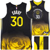 Golden State Warriors Stephen Curry Autographed Black Nike Authentic City Edition Jersey Size 48 Length +2 Beckett BAS QR Stock #234964