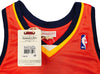Golden State Warriors Stephen Curry Autographed Orange Authentic Mitchell & Ness 2009-10 HWC Authentic Rookie Jersey Size 44 "Bible Verse" Beckett BAS QR Stock #234958