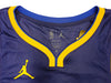 Golden State Warriors Stephen Curry Autographed Blue Nike Jordan Statement Edition Jersey Size 48 "Bible Verse" Beckett BAS QR Stock #234962