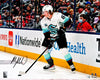 Morgan Geekie Autographed 16x20 Photo Seattle Kraken Fanatics Holo Stock #234983