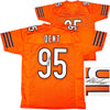 Chicago Bears Richard Dent Autographed Orange Jersey "HOF 11" Beckett BAS Witness Stock #221053