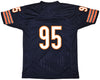 Chicago Bears Richard Dent Autographed Navy Blue Jersey "HOF 11" Beckett BAS Witness Stock #221054