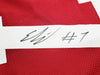 Alabama Crimson Tide Eli Ricks Autographed Red Jersey Beckett BAS Witness Stock #209473