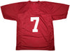 Alabama Crimson Tide Eli Ricks Autographed Red Jersey Beckett BAS Witness Stock #209473