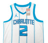 Charlotte Hornets LaMelo Ball Autographed White Nike Swingman Jersey Size L Beckett BAS QR Stock #209486