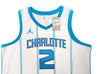 Charlotte Hornets LaMelo Ball Autographed White Nike Swingman Jersey Size XXL Beckett BAS QR Stock #209488