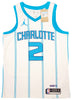 Charlotte Hornets LaMelo Ball Autographed White Nike Swingman Jersey Size M Beckett BAS QR Stock #209485