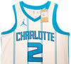 Charlotte Hornets LaMelo Ball Autographed White Nike Swingman Jersey Size M Beckett BAS QR Stock #209485