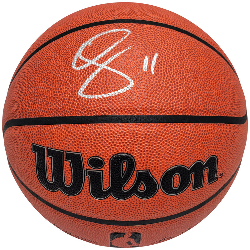 DeMar DeRozan Autographed Indoor Outdoor Authentic Game Series Basketball Kings, Bulls Beckett BAS Witness Stock #209346