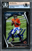 Justin Fields Autographed 2021 Absolute Rookie Card #108 Chicago Bears Beckett BAS Stock #221176