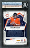 Justin Fields Autographed 2021 Rookie & Stars Rookie Card #104 Chicago Bears Beckett BAS Stock #221177