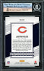 Justin Fields Autographed 2021 Donruss Elite Rookie Card #3 Chicago Bears Beckett BAS Stock #221181