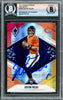 Justin Fields Autographed 2021 Phoenix Rookie Card #108 Chicago Bears Beckett BAS Stock #221184