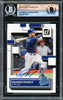Wander Franco Autographed 2022 Donruss Rated Rookie Card #34 Tampa Bay Rays Beckett BAS Stock #221185