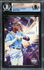 Wander Franco Autographed 2022 Donruss Diamond Kings Rookie Card #95 Tampa Bay Rays Beckett BAS Stock #221186