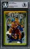 Allen Iverson Autographed 1996-97 Topps Finest Gold Rookie Card #280 Philadelphia 76ers Beckett BAS #14863445