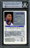 Allen Iverson Autographed 1996-97 Topps Finest Gold Rookie Card #280 Philadelphia 76ers Beckett BAS #14863445