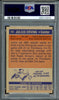 Julius Dr. J Erving Autographed 1972 Topps Rookie Card #195 PSA 5 Auto Grade Gem Mint 10 PSA/DNA #68016842