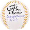 Cesar Geronimo Autographed Official Gold Glove MLB Baseball Cincinnati Reds "4x GG" Beckett BAS Witness Stock #209351
