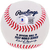 Yordan Alvarez Autographed Official 2022 World Series MLB Baseball Houston Astros "2022 WS Champs" Beckett BAS Witness Stock #210089