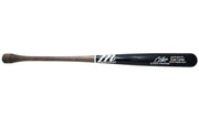 Evan Carter Autographed Navy/Grey Marucci Player Model Bat Texas Rangers "23 WS Champs" Beckett BAS Witness Stock #221364
