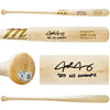 Josh Jung Autographed Blonde Marucci Player Model Bat Texas Rangers "23 WS Champs" Beckett BAS Witness Stock #221361