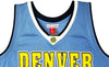 Denver Nuggets Nikola Jokic Autographed Blue Authentic Mitchell & Ness 2016 HWC Swingman Rookie Year Jersey Size L JSA Stock #221500