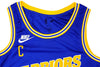 Golden State Warriors Stephen Curry Autographed Blue Nike Swingman Classic Edition Jersey Size 48 JSA Stock #221492